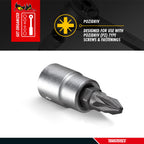 1/4 Drive Pozi Bit Socket PZ2