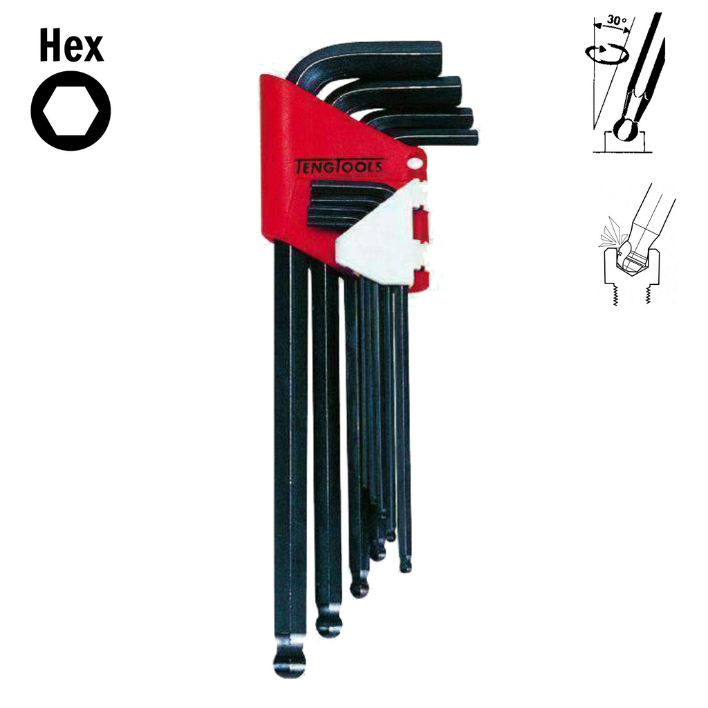 Ball Point Hex Key Set 9 Pieces