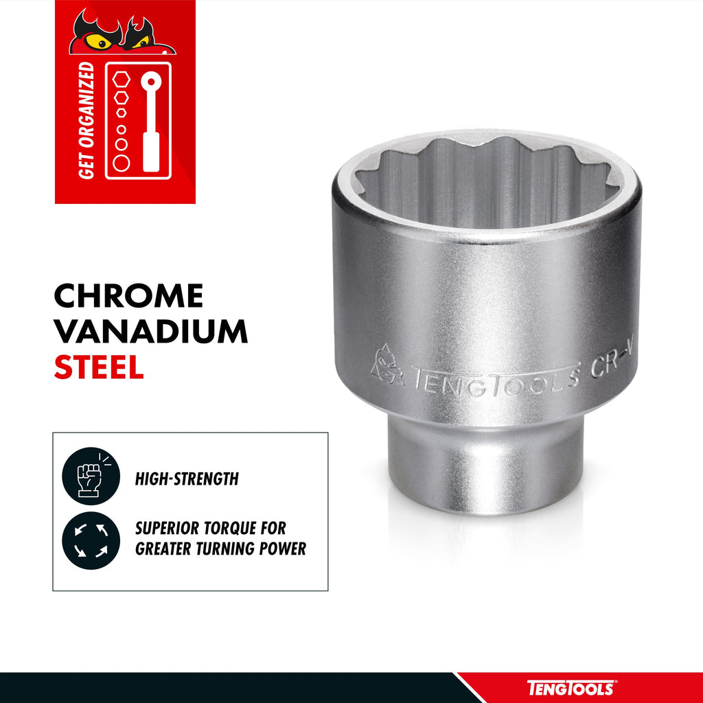 1" Socket 12pt Metric