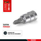 1/4 Drive Pozi Bit Socket PZ2