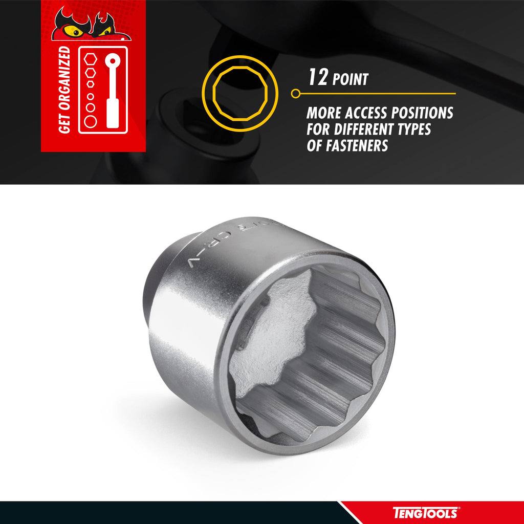 1" Socket 12pt Metric
