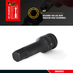 1/2" Hex Impact Socket SAE 3/16