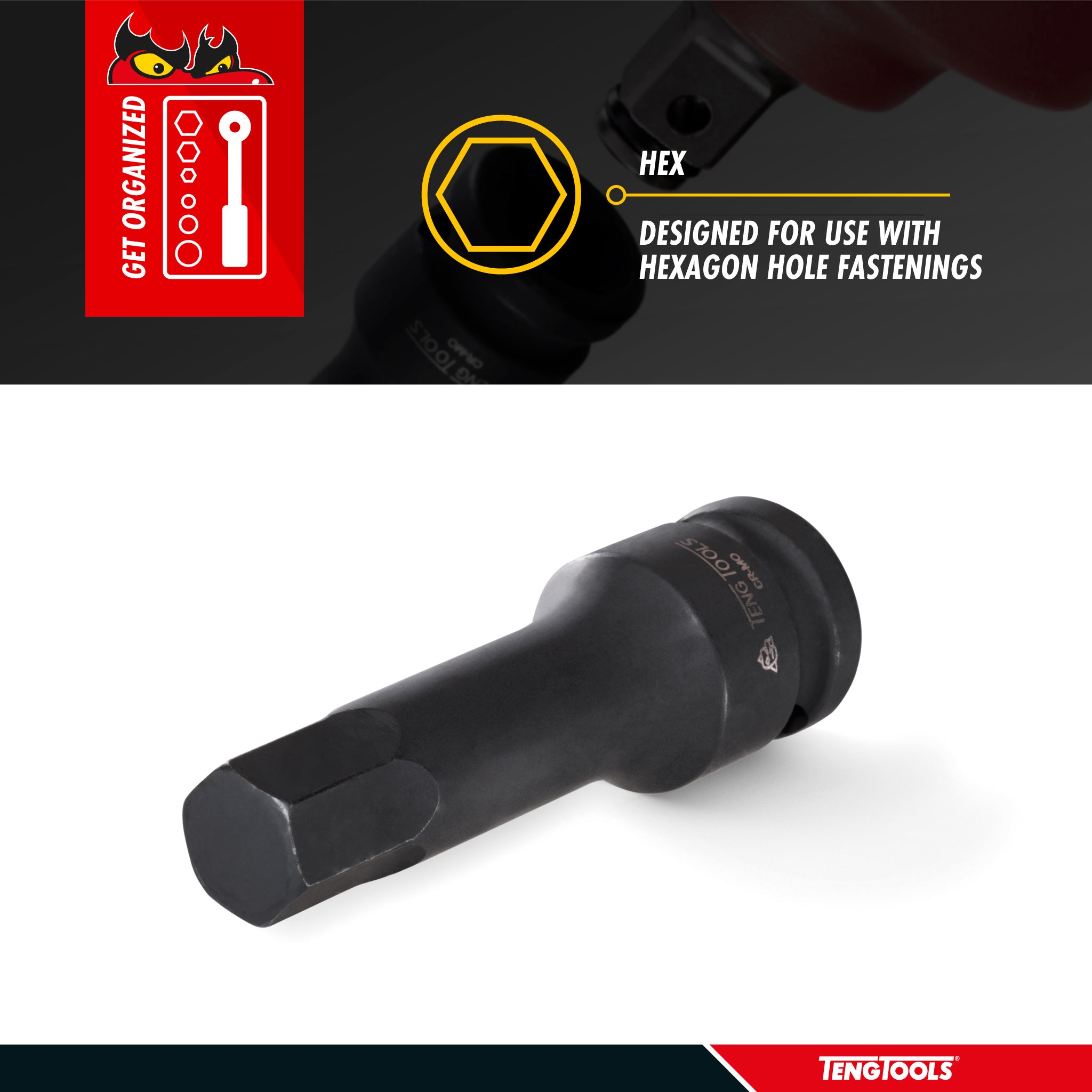 1/2" Hex Impact Socket SAE 3/16