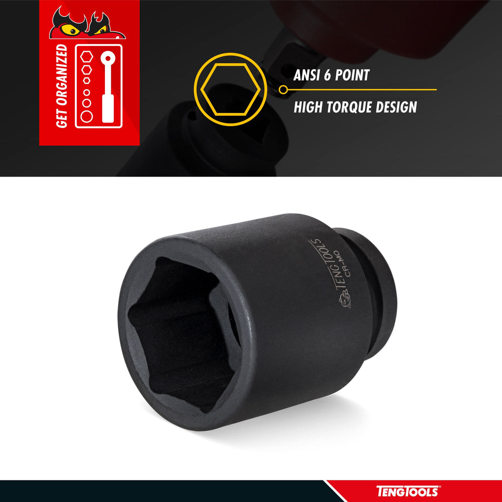 3/8" Drive Impact Socket ANSI Metric