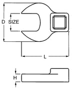 Crow Foot Wrench