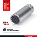 1/2" Drive Deep 12 Point Socket