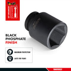 1/2" Drive Regular Impact Socket DIN AF 3/8"