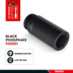 1/2" Drive Deep Impact Socket ANSI Metric