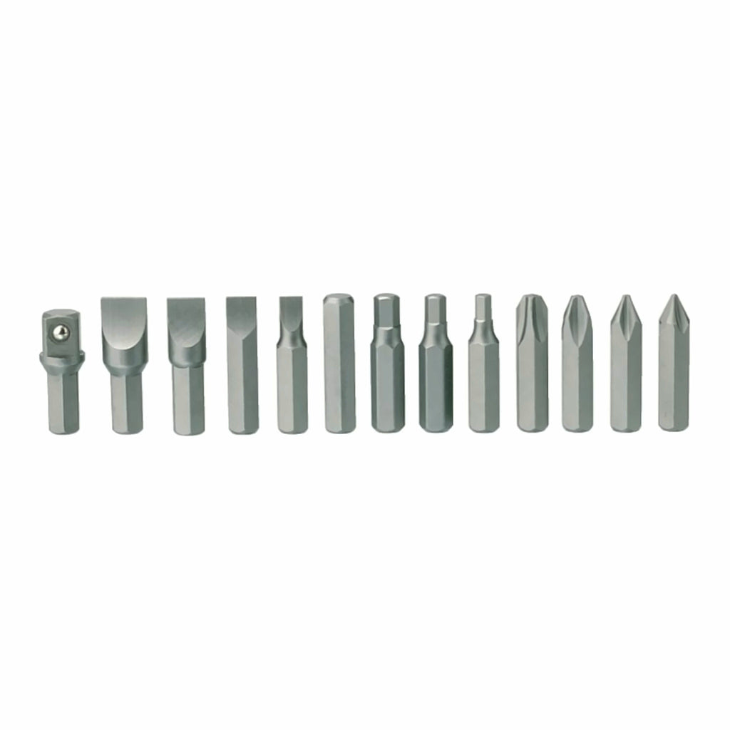 Teng Tools ID515BIT 5/16 Inch Impact Bit Set Mixed 13 Pieces on a white background