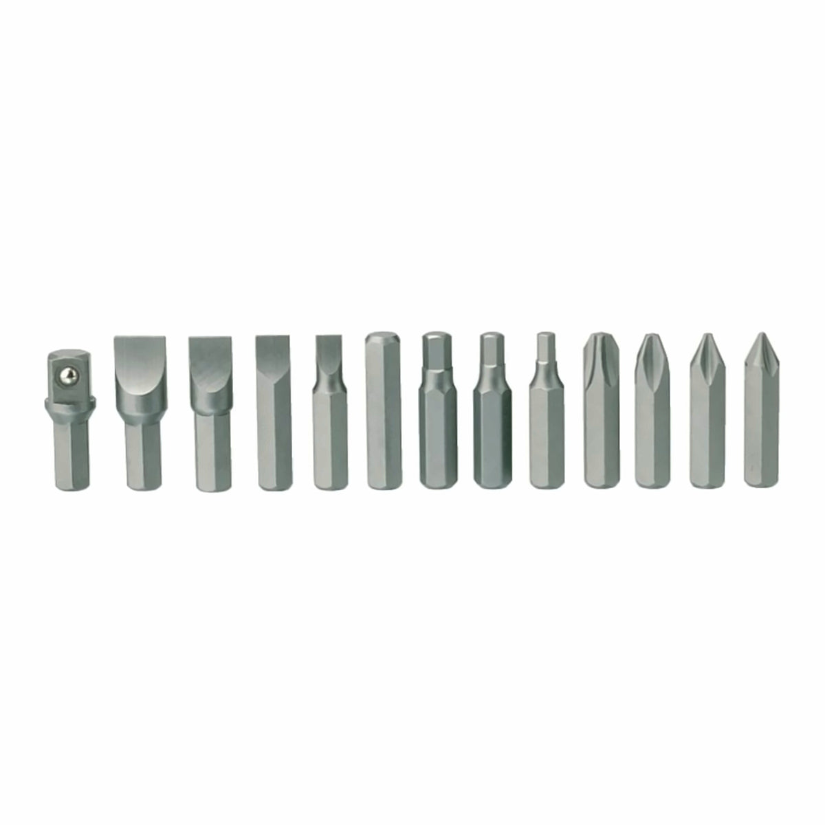 Teng Tools ID515BIT 5/16 Inch Impact Bit Set Mixed 13 Pieces on a white background