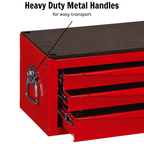 26" Classic Tool Chest 3 Drawers Red US