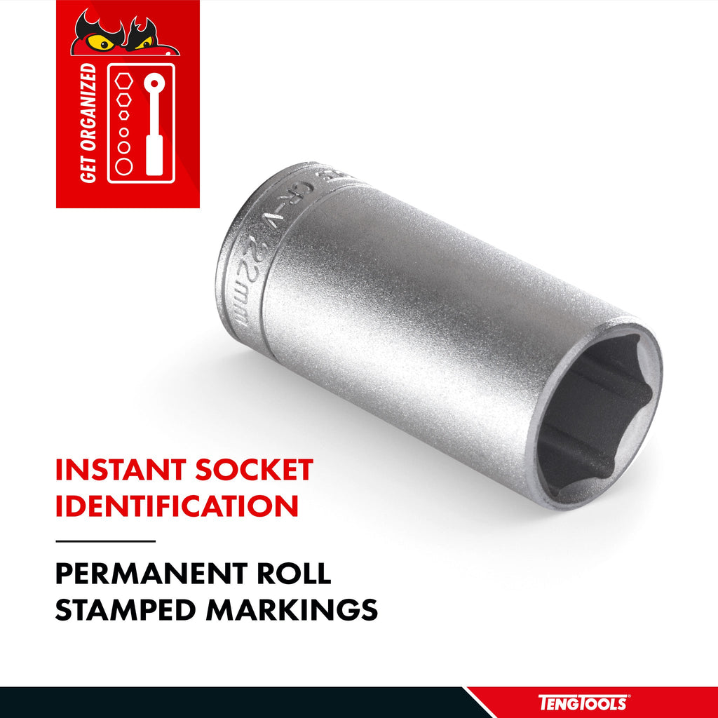 1/2" Drive Deep 6 Point Socket