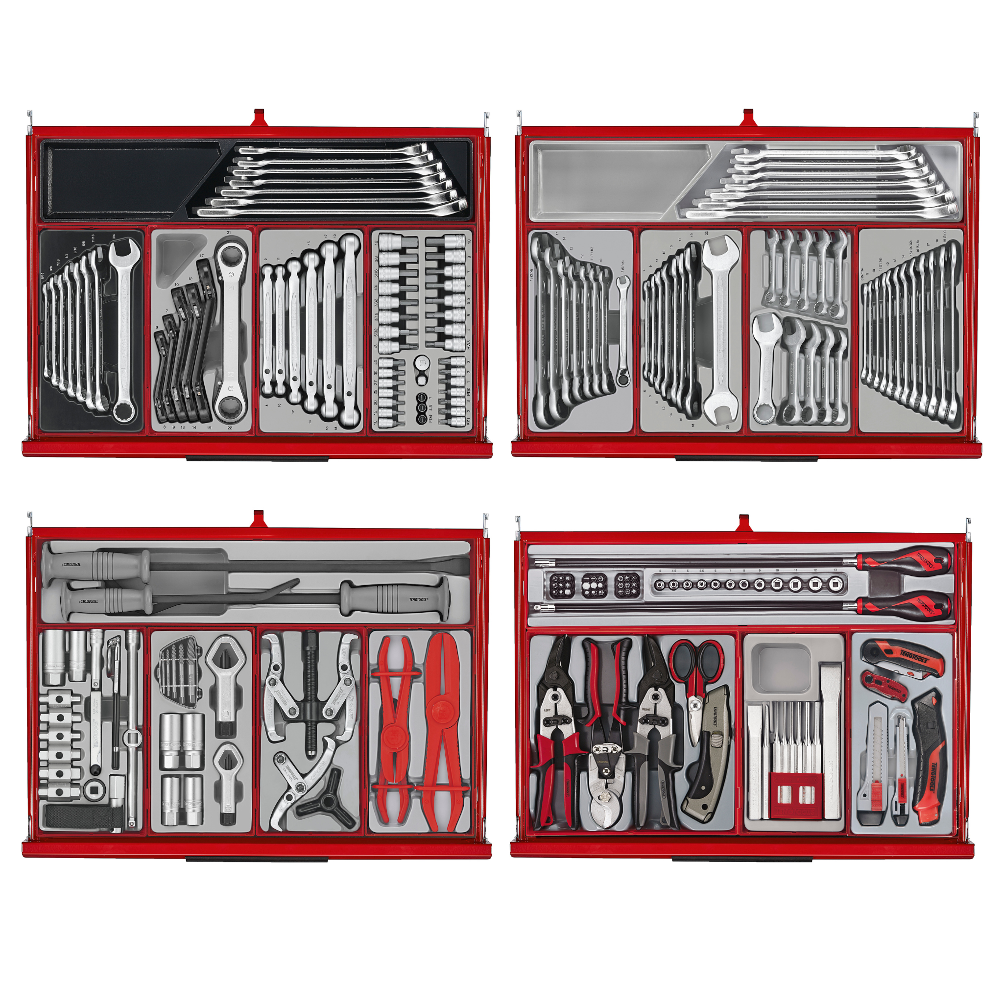 Mobile Tool Kit 1295 Pieces Red