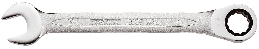 Flip Reverse Ratcheting Combination Spanner, Metric