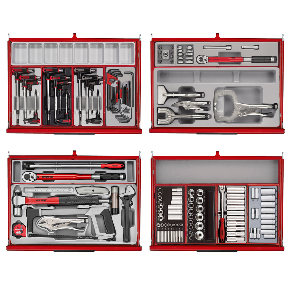 Mobile Tool Kit 1295 Pieces Red