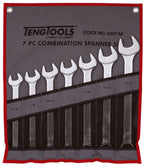 Combination Spanner Set AF 13/16-1 1/4 Tool Roll 7 Pieces