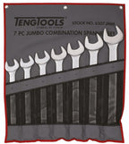 Combination Spanner Set 33-50 mm Tool Roll 7 Pieces