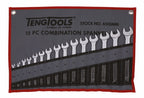 Combination Spanner Set 5.5-19 mm Tool Roll 15 Pieces