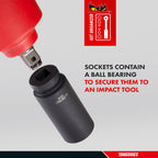 1/2" Drive Deep Impact Socket ANSI Metric