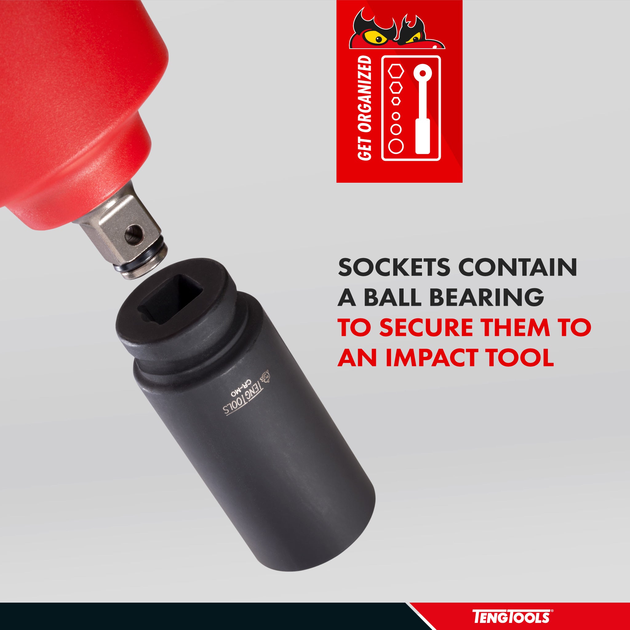 3/8" Drive Deep Impact Socket ANSI Metric