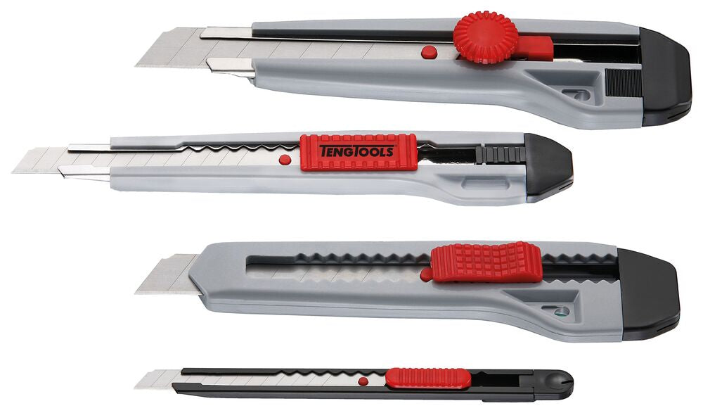 Snap-Off Knife Set, 4 Pieces
