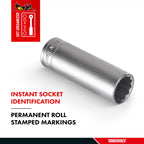 1/2" Drive Deep 12 Point Socket
