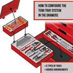 Storage Tray With Tool Holder TT1
