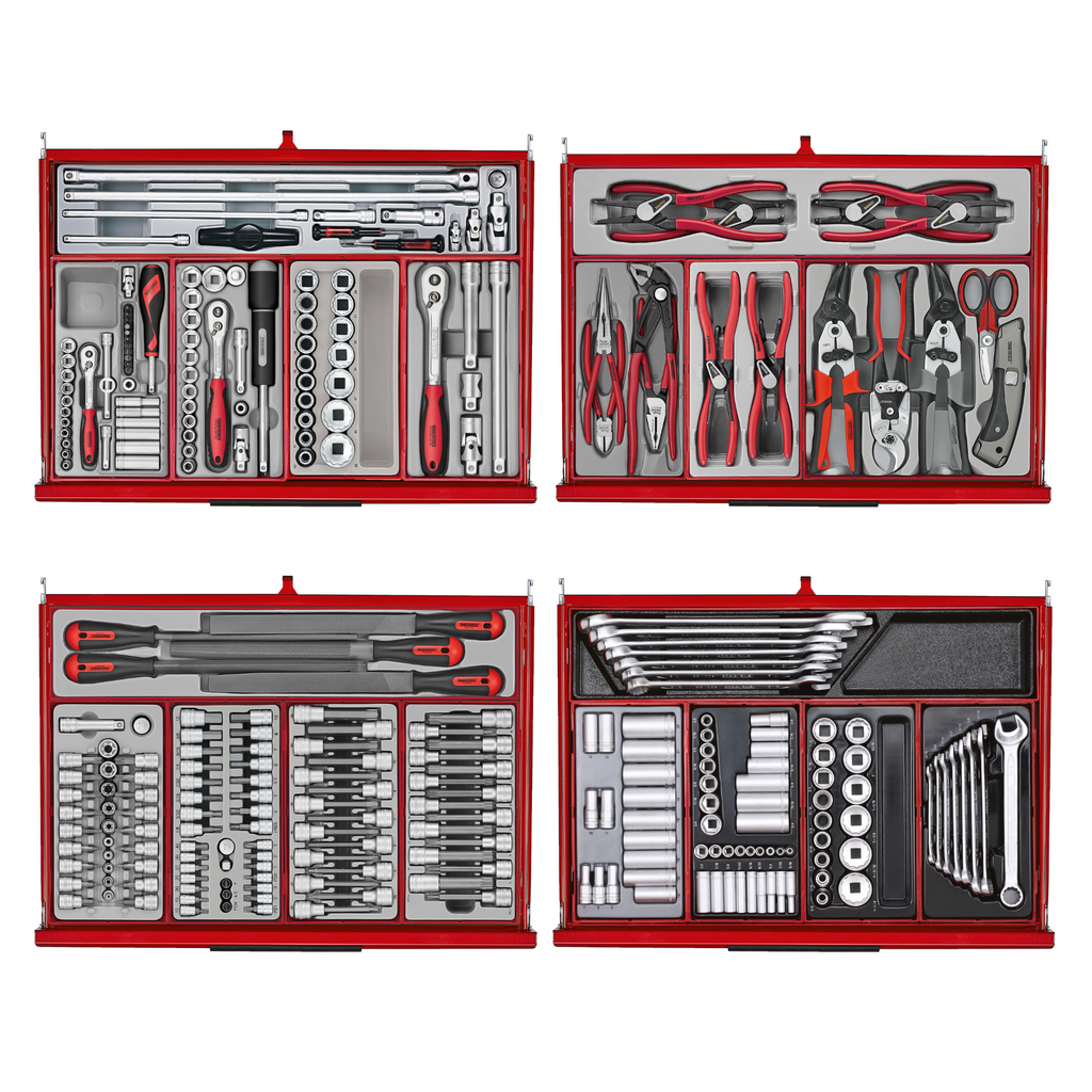 53" PRO35™ Roller Cabinet Tool Kit, 615 Piece, Red