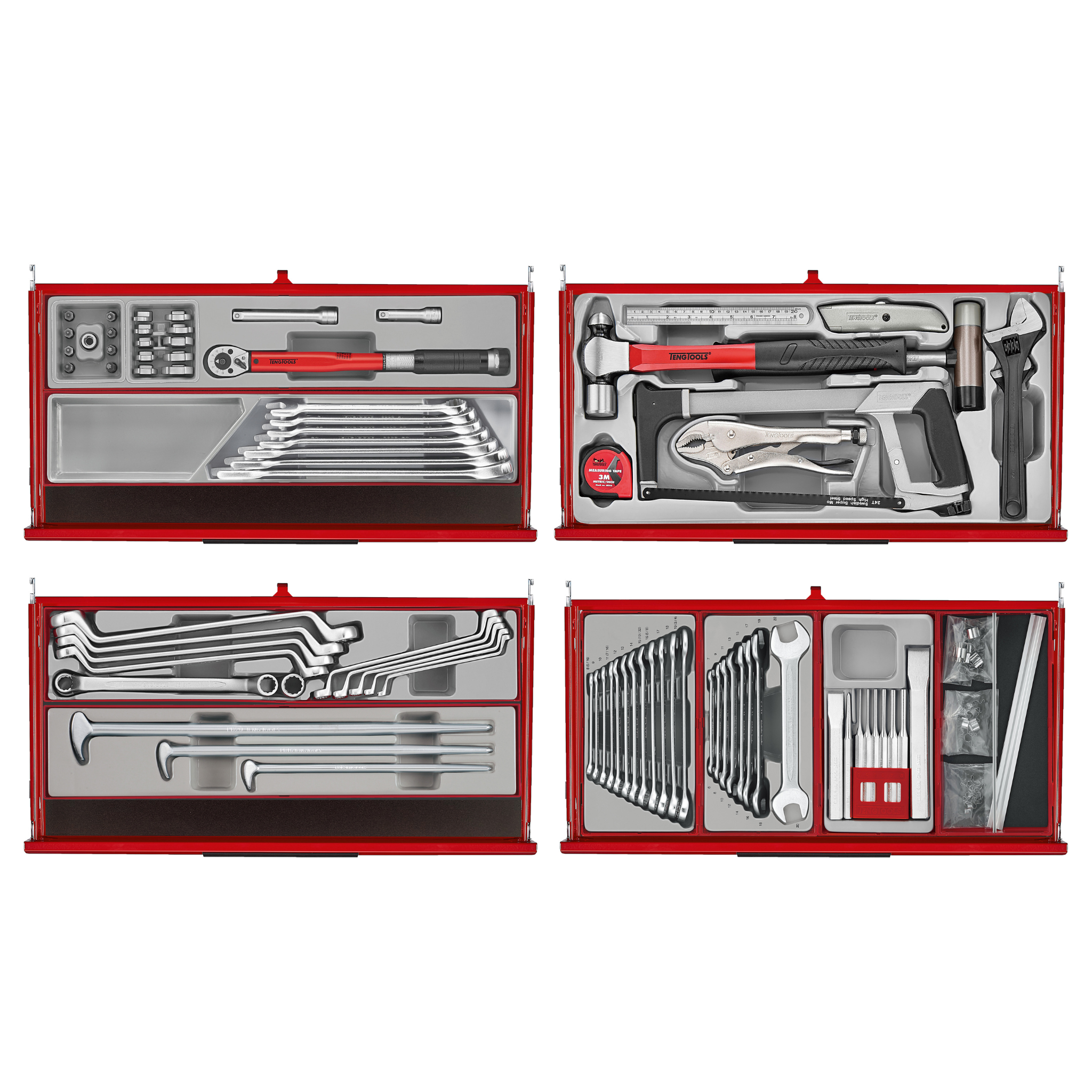 26" PRO35™ Mega Master Tool Kit, 1033 Piece, Red
