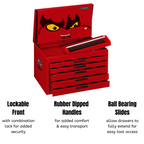 26" PRO Full Depth Top Box 5 Drawers Red