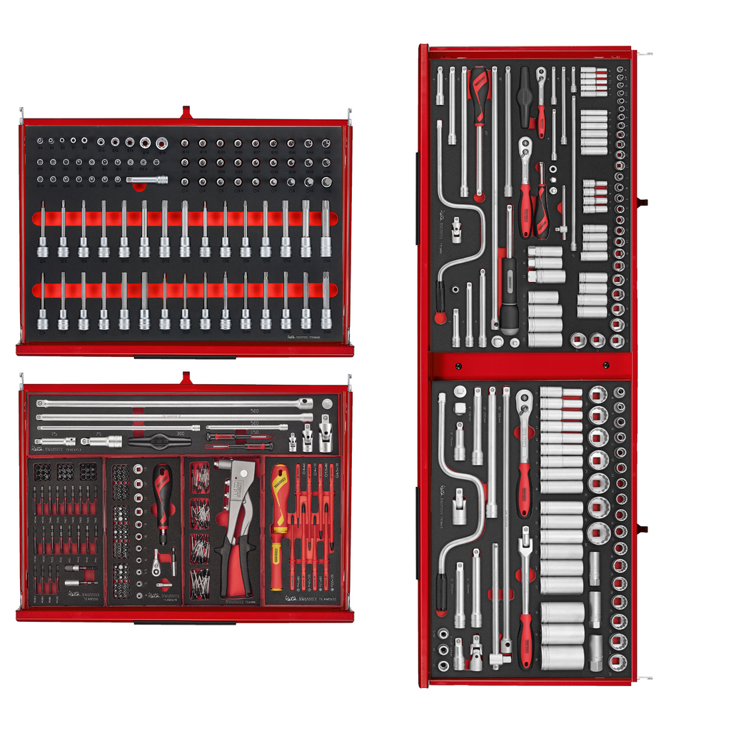 1133 Piece 53" PRO35™ Monster Stack Foam Tool Kit (Red)