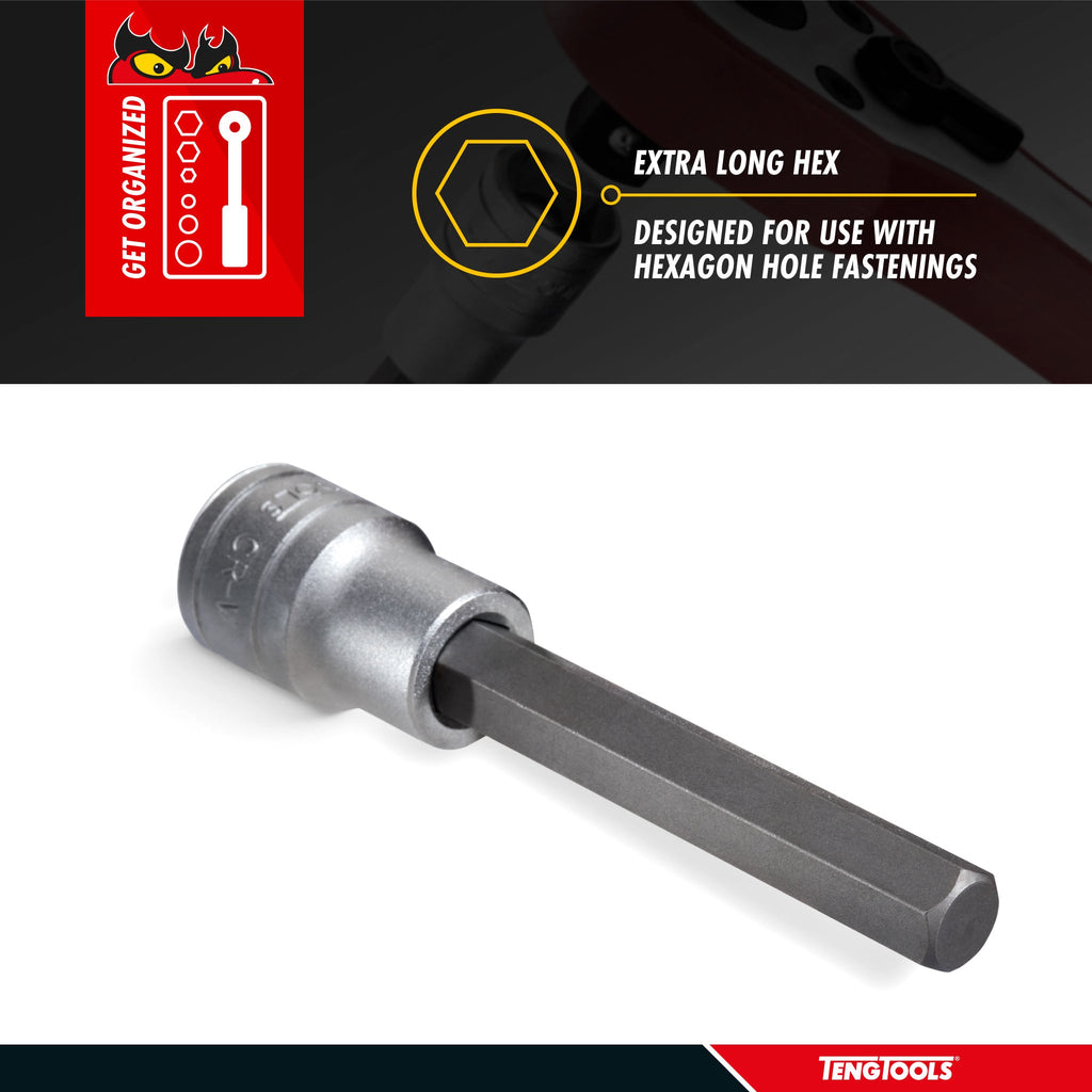 Extra Long Hex Bit Socket Metric