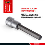 Extra Long Hex Bit Socket Metric
