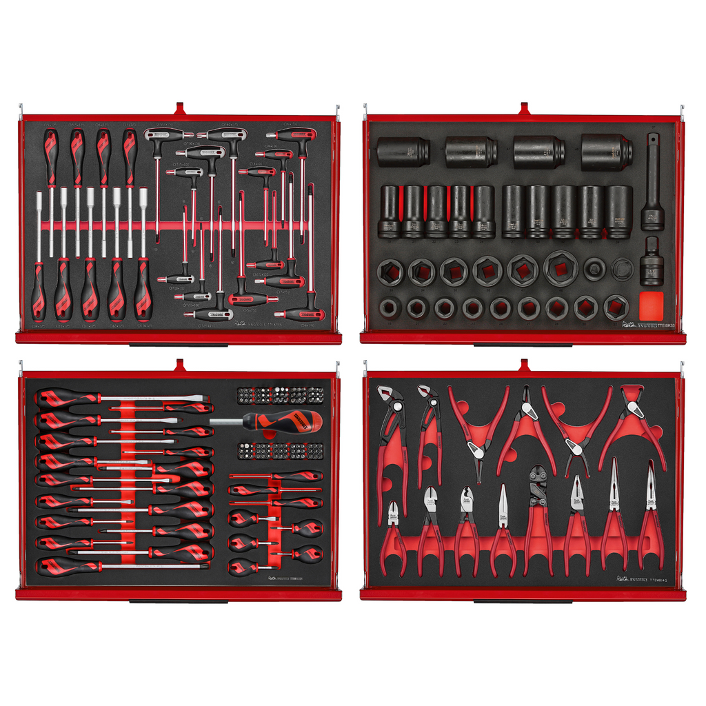 1133 Piece 53" PRO35™ Monster Stack Foam Tool Kit (Red)