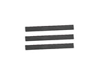 Aluminium Drawer Handle 3 Pieces Black