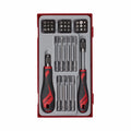 Teng Tools TTMDQ38 38-Piece 1/4 Inch Screwdriver Bit Set with Quick on a white background