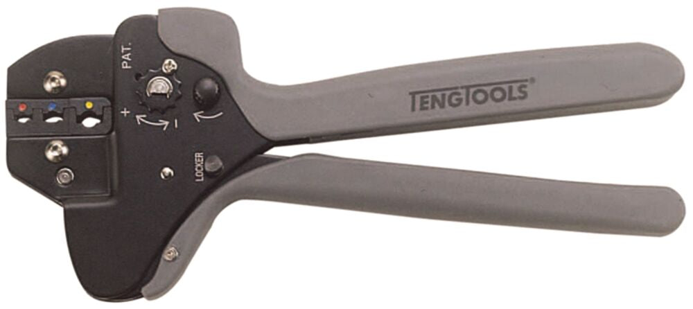 Ratcheting Crimping Plier with Interchangeable Heads
