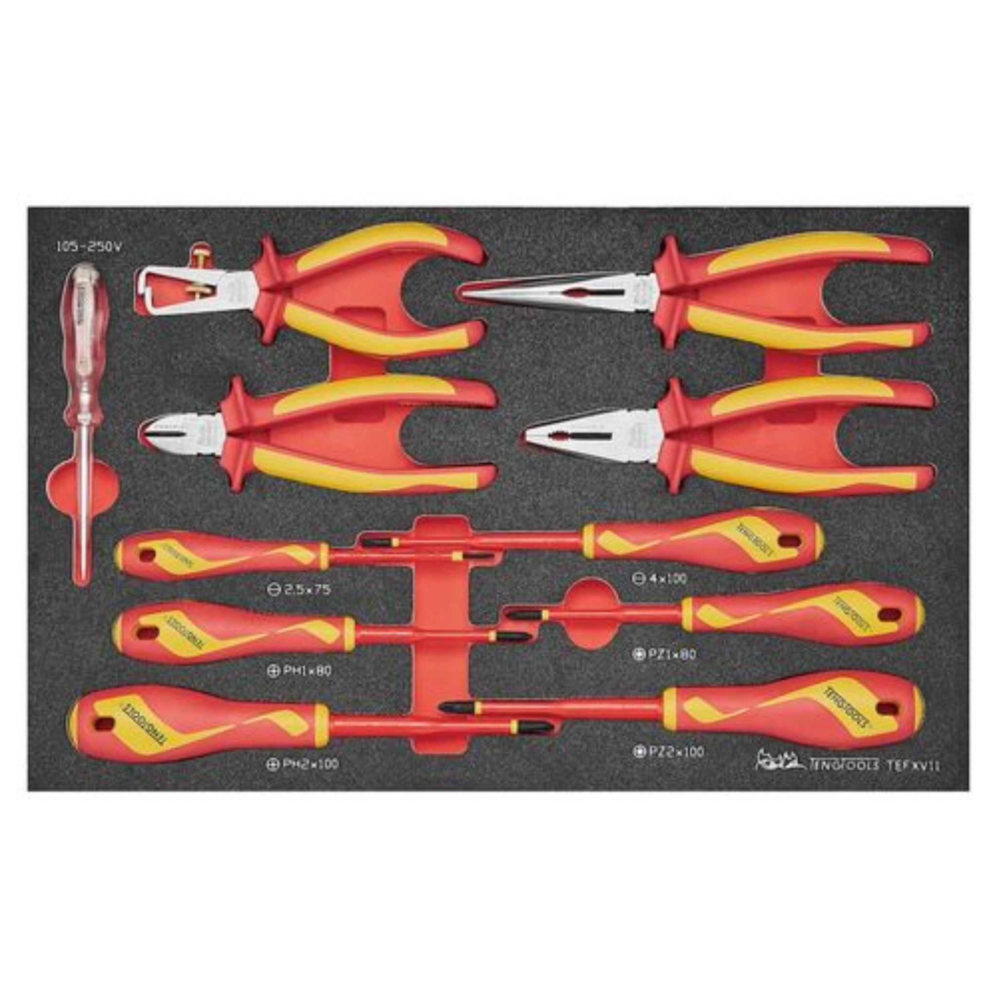 MECCA PRO TC-6 FOAM Electrician Tool Kit 29 Pieces