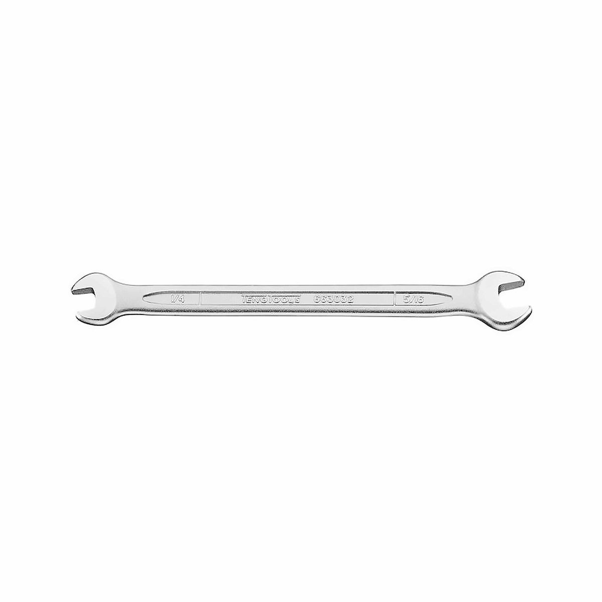 Teng Tools SAE double open ended wrench, 1/4 x 5/16 to 1-1/8 x 1-1/4 in on a white background