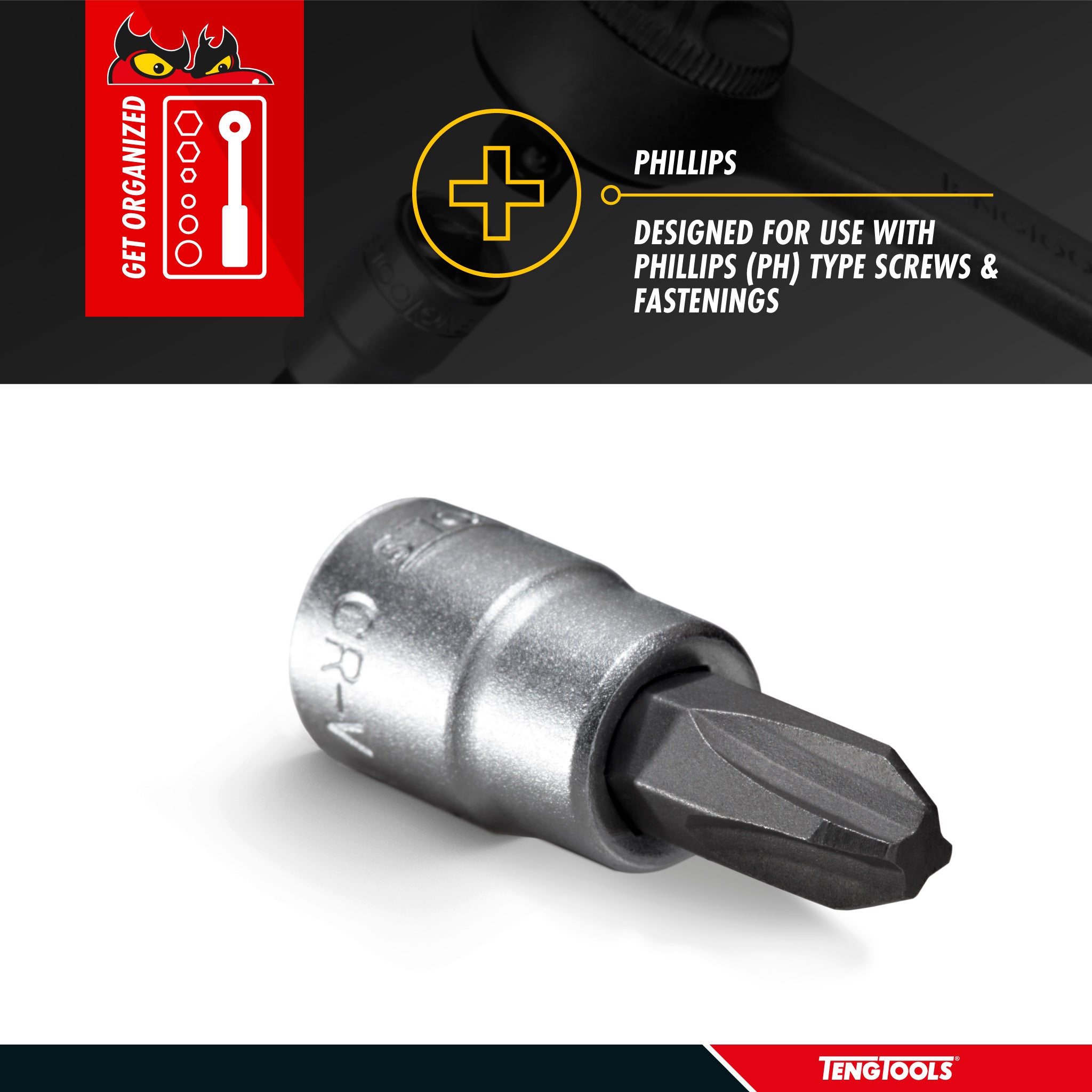 1/4 Drive Phillips Bit Socket PH0
