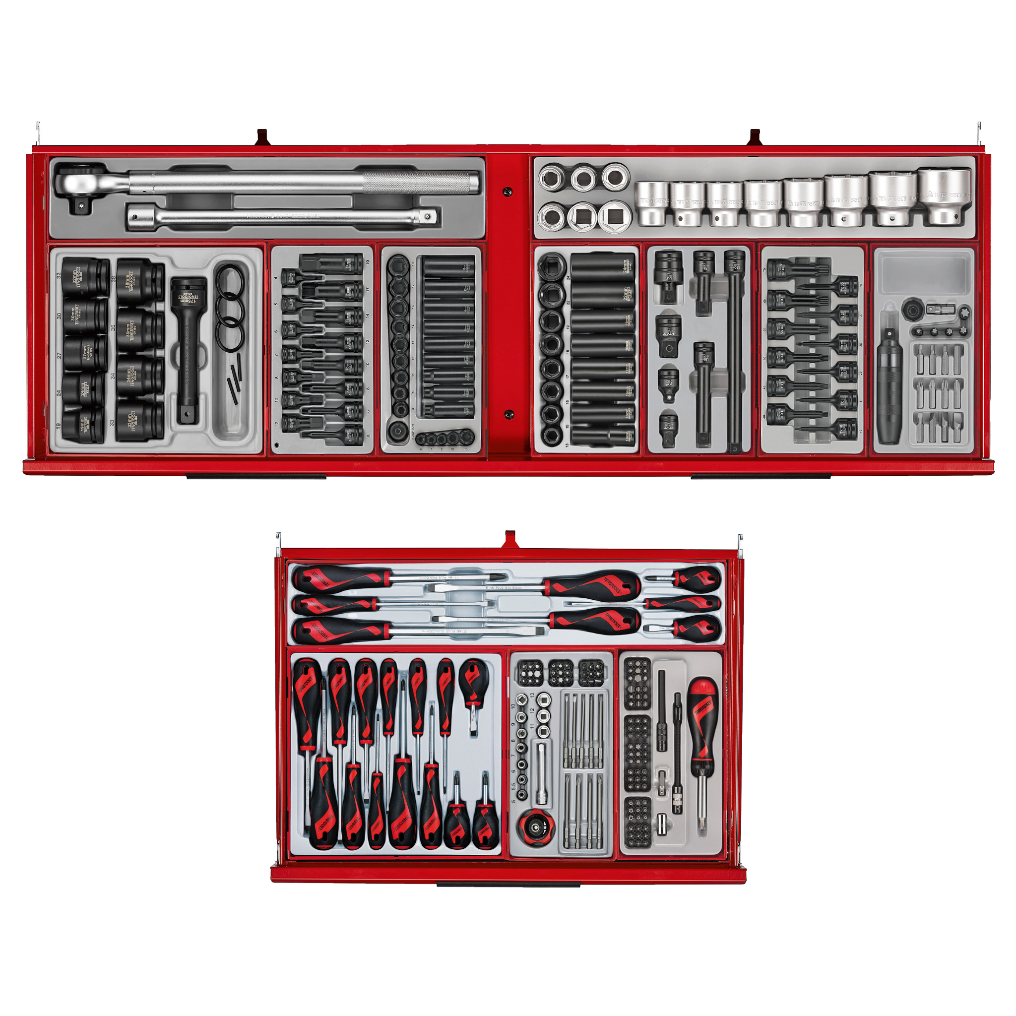 Mobile Tool Kit 1295 Pieces Red