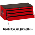 26" Classic Tool Chest 3 Drawers Red US