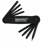 Teng Tools Folding Key Set Mixed 8 Pieces — 1477NX