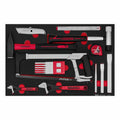 Teng Tools TTEPS12 General Tool Set FOAM4X4 17 Pieces on a white background