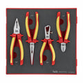 Teng Tools TEDV440 Insulated Plier Set FOAM2 4 Pieces on a white background