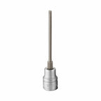 Teng Tools 3/8 inch drive long Ribe bit socket, sizes 04 to 10 on a white background