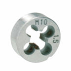 Teng Tools metric threading die M3 to M12 on a white background