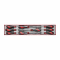 Teng Tools TTXND Nut Driver Set TTX4 9 Pieces on a white background
