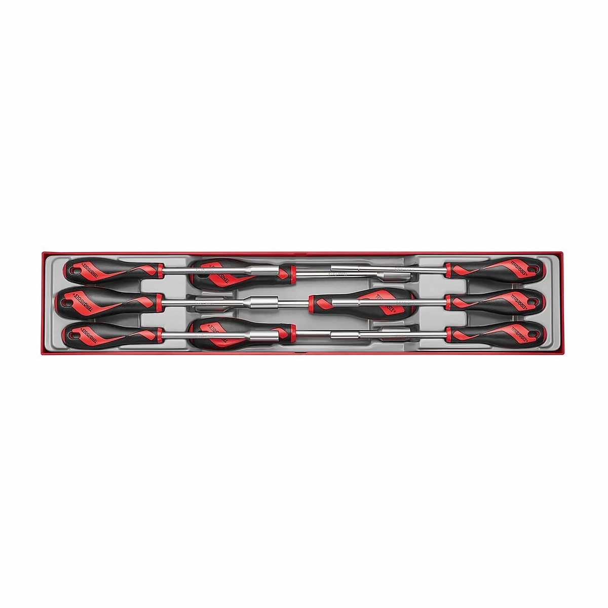 Teng Tools TTXND Nut Driver Set TTX4 9 Pieces on a white background
