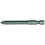 Teng Tools 1/4" Pozidriv Bits 70mm PZ1 (2 Pack) — PZ7000102
